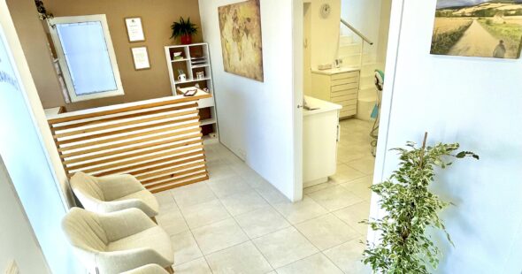 Empfangsraum Zahnarzt-Praxis VIA Costa Dental Moraira